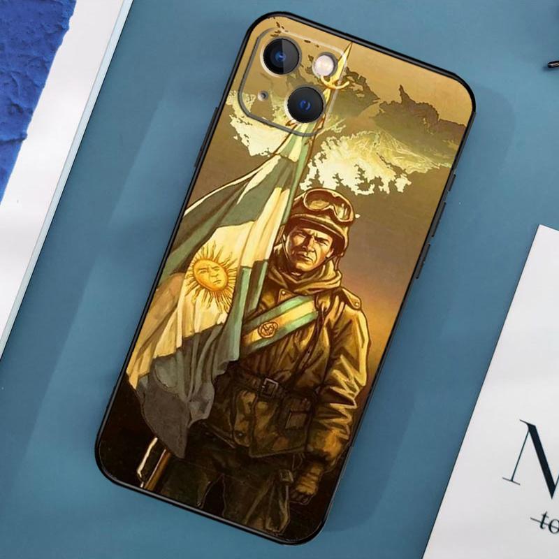 Argentine Flag Phone Case For iPhone 15 14 Pro Max 11 13 12 Mini X XR XS Max SE 2020 7 8 Plus Cover Capa
