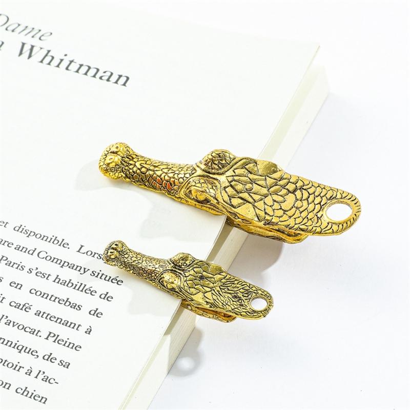 Elegant Alligator Clip Bookmarks Office Tool For Notebooks Documents Present  Metal Book Marks Book Clip