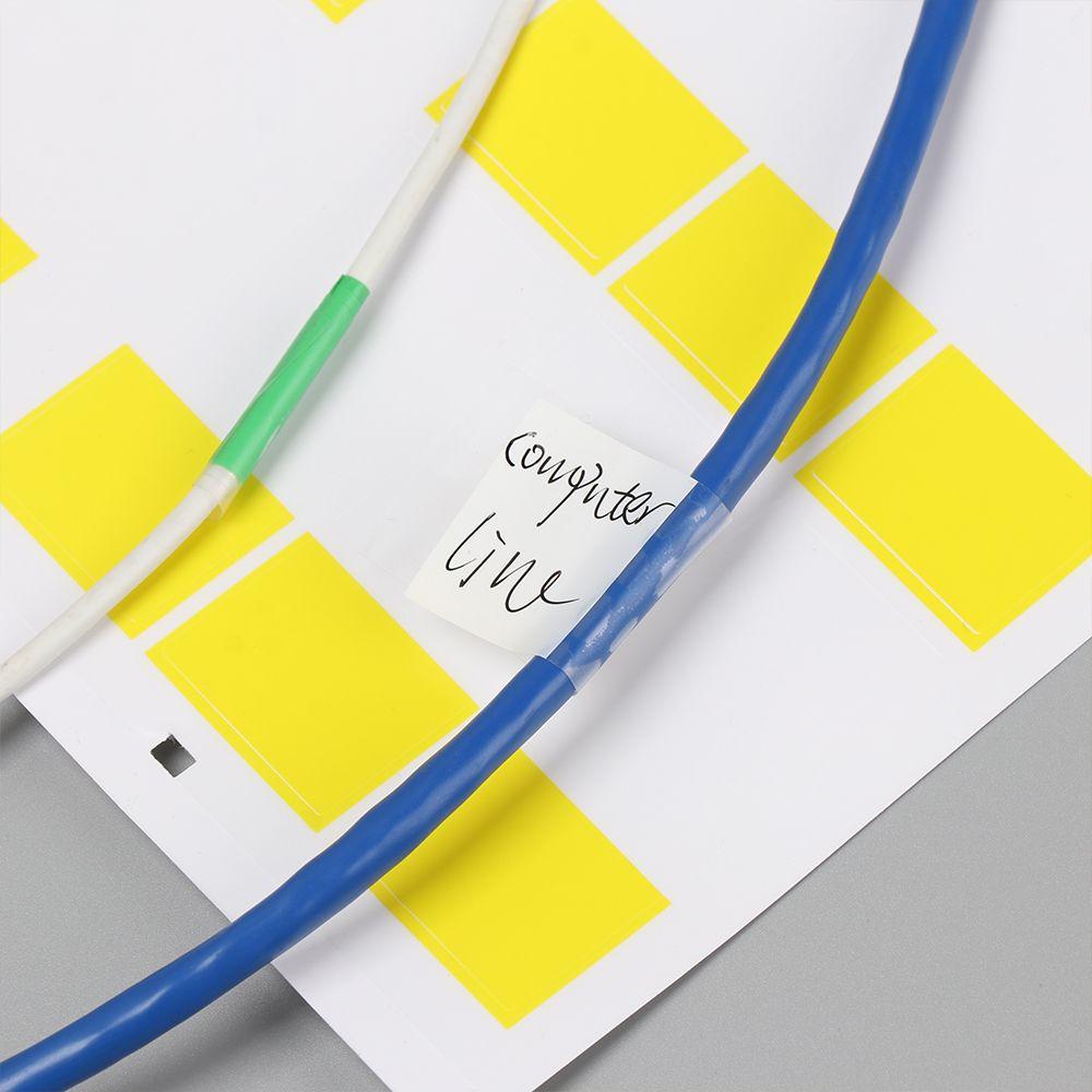 Self-adhesive Wire Marker Tool Network Cable Labels Fiber Organizers Stickers Identification Tags