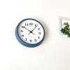 KATOMOKU Muku Clock 12 Blue Wall Clock Sweep km-97BLRC 306mm (radio Clock)