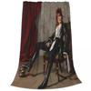 Coperta in Pile Mylene Farmer Stampata Cantante Francese Traspirante Leggera Plaid per Divano Ufficio Copriletti