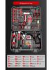 Multifunctional Household Tool Box Set with Electric Drill for Family, Car, and Electrician Repairs