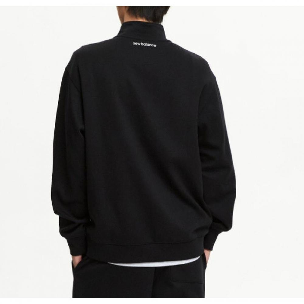 New Balance Uni Essential Half Zip Up Sweatshirt Semi Over Fit B1 Nbncf11213