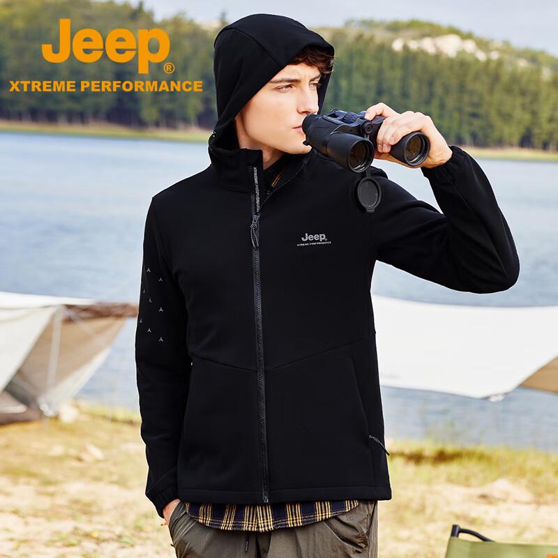 Jeep Men's Outdoor Warm Softshell Jacket J232095678
