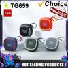 TG-659 Mini Wireless Powerful Bluetooth Speaker TWS Bluetooth 5.3 Sound Box HIFI Loudspeaker Support TF Card Motorcycle Radio