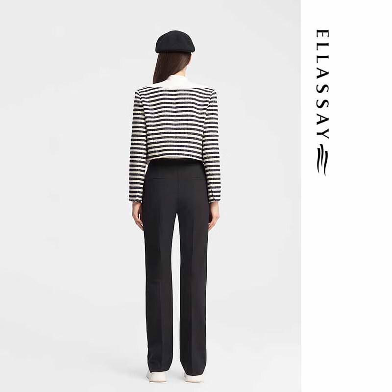ELLASSAY Women's Micro-Flare Office Trousers