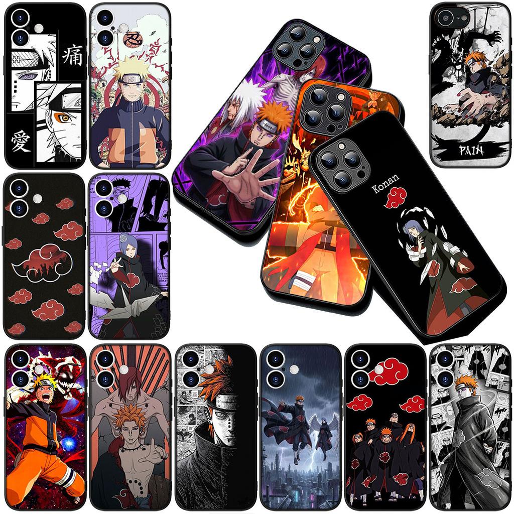 Casing for Motorola Moto G86 G57 E14 E15 G14 G34 G67 G84 G24 A54 G15 Power E22 Phone Cover Soft Case konan Narutos Pain Akatsuki