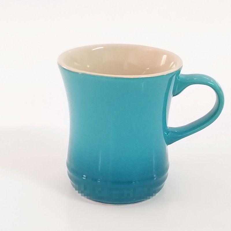 

Кружки з градієнтним кольором у популярному скандинавському стилі Креативна кружка з макаронами з градієнтним кольором у холодному кольорі Веселкова чашка Керамічні чашки з подарунком для рук 201-300ml