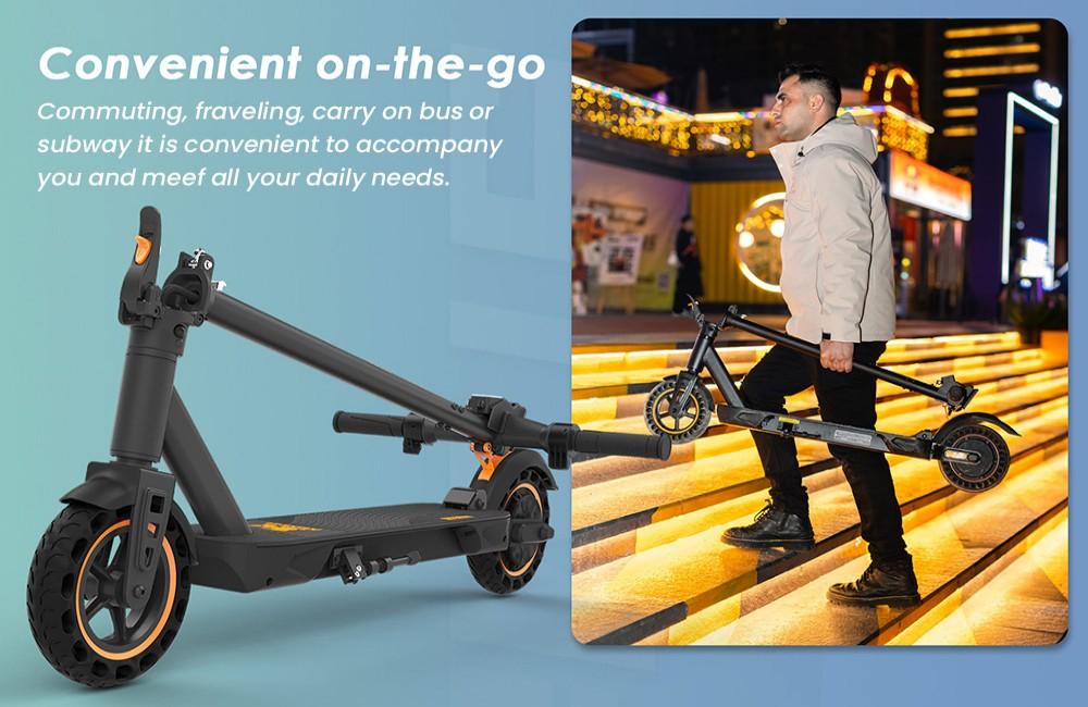 KuKirin S1 Max Foldable Electric Scooter, 350W Motor, 36V 10.4Ah Battery, 8 inch Tires, 30km/h Max Speed, 39km Range