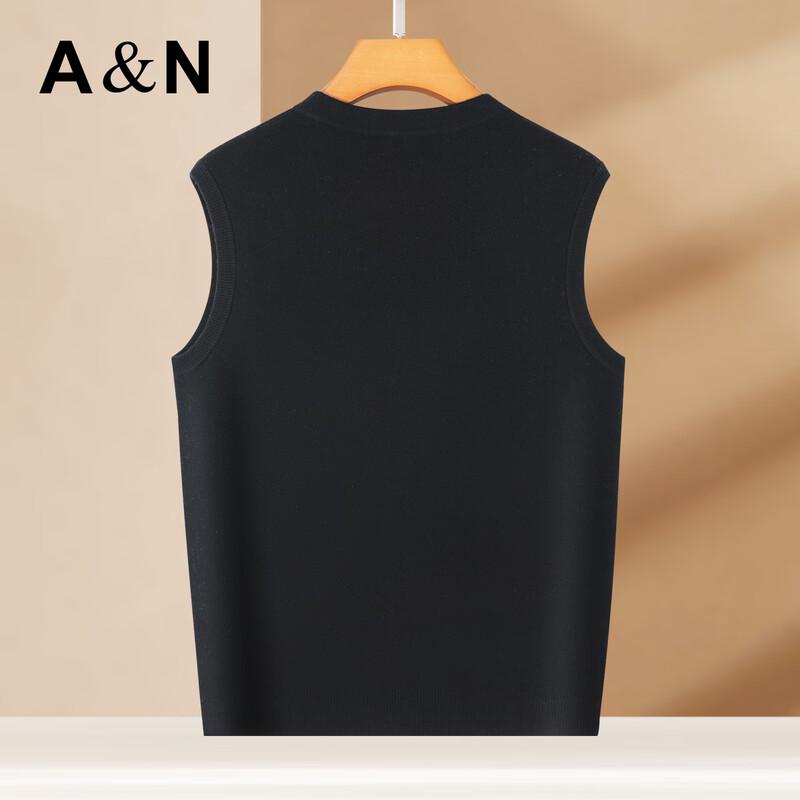 Antonio Herren 100% Merinowolle Warme V-Ausschnitt Weste