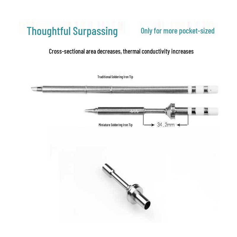 TS100/TS101 Smart Pocket-Sized Electric Soldering Iron Tips: Full Series