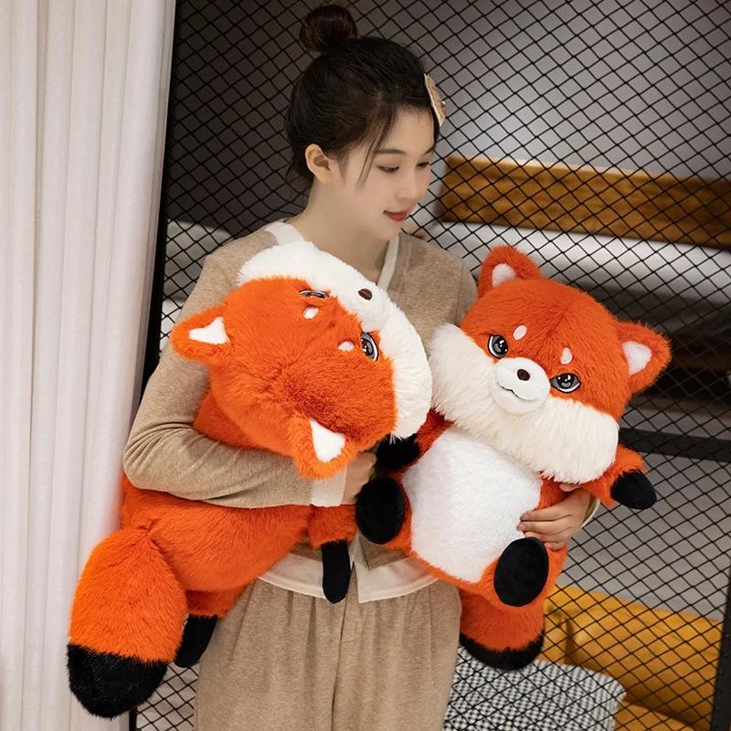 Plush Fox Toy Children's Accompany Doll Kawaii Animal Pillow Cute Appease Gift for Baby Christmas Festival Gifts