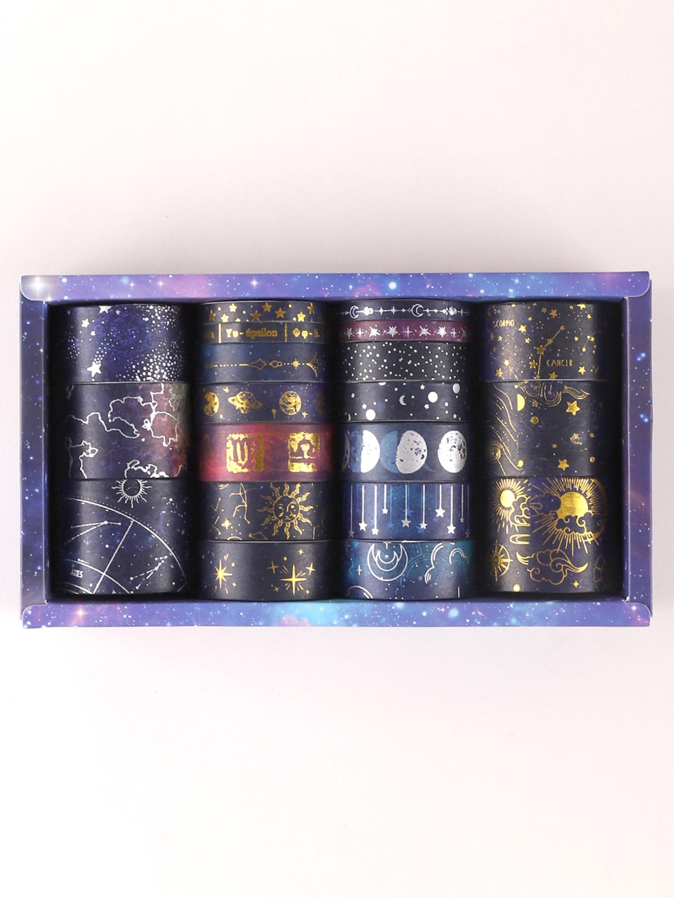 

20rolls/box Starry sky themed washi tape Stationery washi tape japanese stationery scrapbooking supplies Art Supplies Gift L