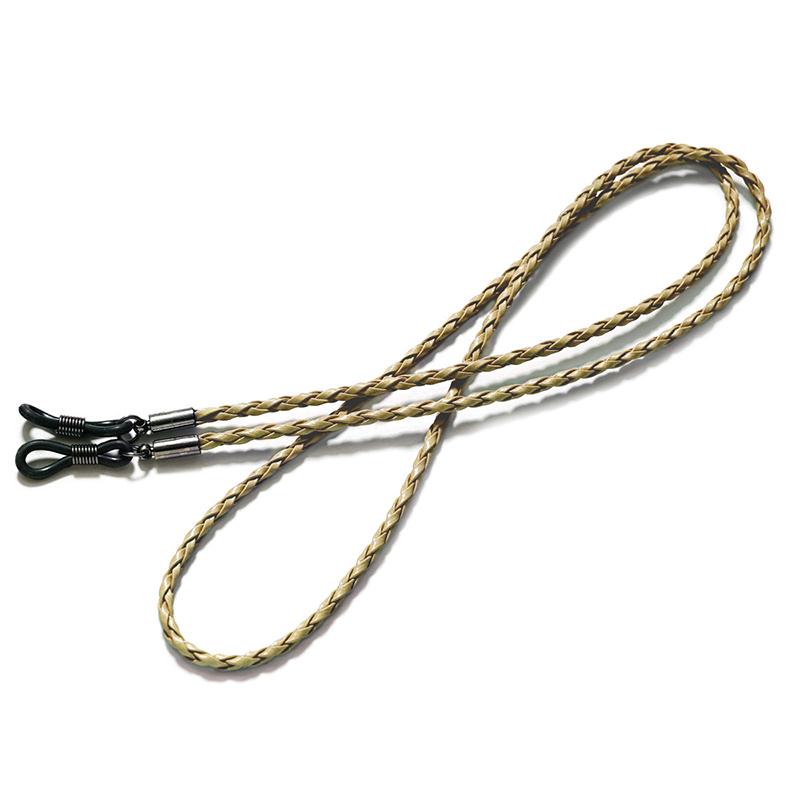 Thicken Twist Sunglasses Leather Rope Chain Eyewear Braided Glasses Lanyard Strap Outdoor Sports Non-slip Eyeglass Accessories