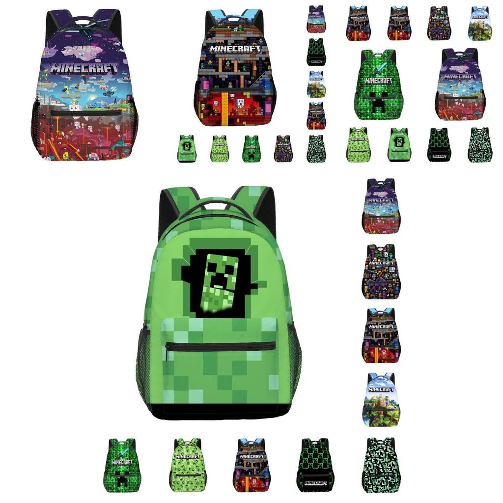 New Arrival Minecraft Kids Backpack For Elementary School Students