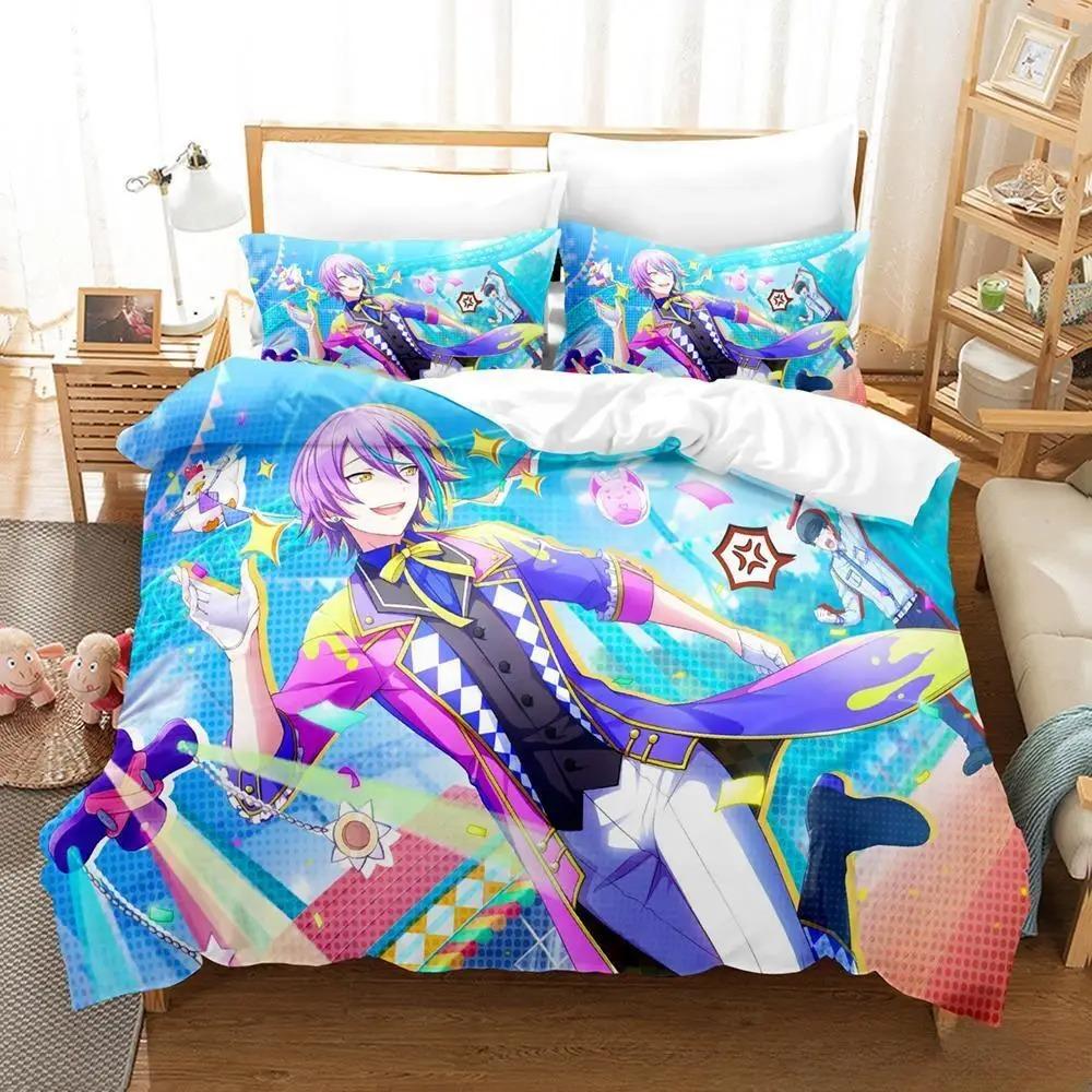 New Wonderlands X Showtime Bedding Set Single Twin Full Queen King Size Bed Set Adult Kid Bedroom Duvet Cover Sets Anime Girls