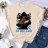 Women's  Shirt Teen Classic Korean Clothes Anime Vintage Colorful T- Shirt