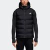 Adidas Helionic Hooded Down Vest Men Outerwear Black BQ2006