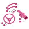 Playground Equipment Swingset Attachments Pink Set Pirate Ship Wheel for Kids Playhouse Climbing