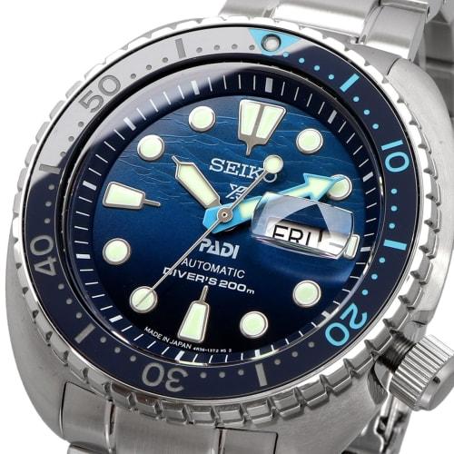 Seiko PROSPEX Mechanical Automatic PADI Special Edition Turtle Diver's Watch, 200m, Sapphire Crystal, SRPK01, Made in Japan, Men's, Overseas Model
