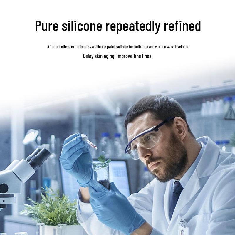 Silikon-Anti-Falten-Pflaster: Selbstklebend, Anti-Aging für Nasolabialfalten, Augen, Stirn, Gesicht, Hals und Dekolleté.