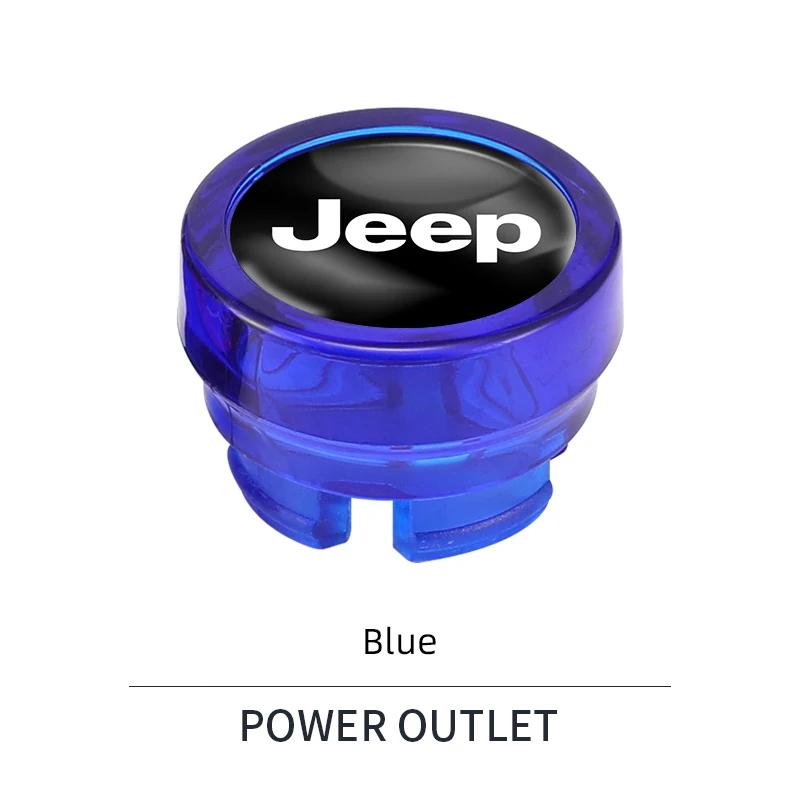 Pro auto Jeep Kryt zapalovače Chromovaný zástrčka zapalovače Pro Jeep Renegade Wagoneer Avenger Recon Wrangler JK Gladiato