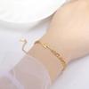 Stainless Steel Lightning Bolt Bracelet for Men Women Lightning Flash Thunder Charm Dainty Beaded Bracelets Stainless Steel Layered Chain Bracelets