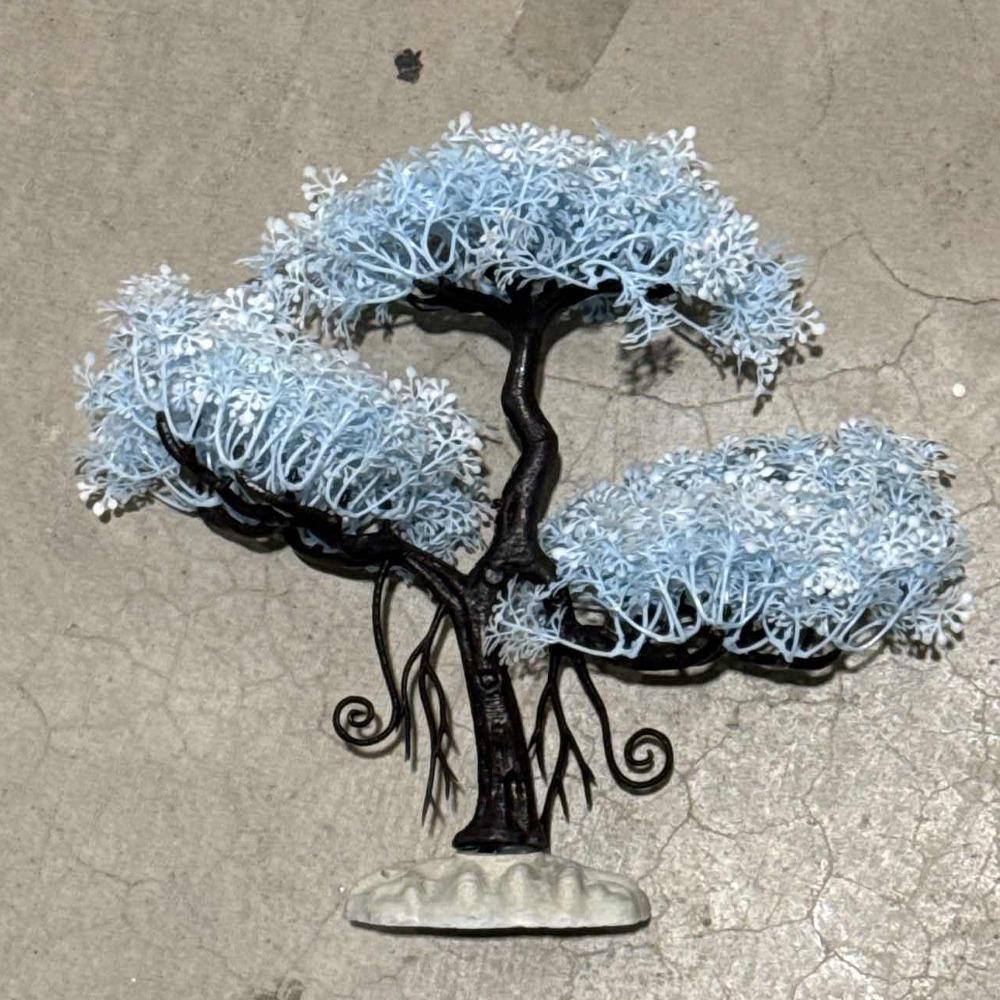 Plastic Aquarium Cherry Blossom Underwater Scene Artificial Plant Home Ornaments