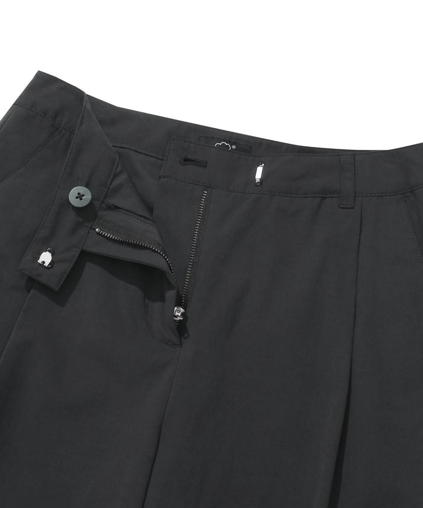 COVERNAT WOMAN Zipper Pocket Cargo Pants Black