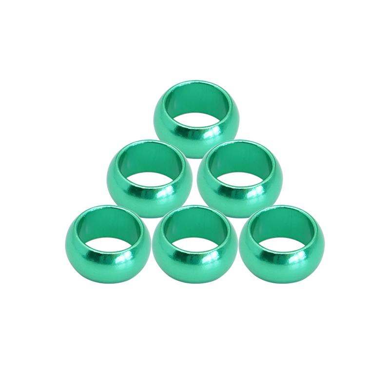 5 Stück Aluminium Vogel Fußring Innendurchmesser 8mm/10mm Tauben Papagei Vogel Outdoor Flugtraining Identifikation Rennbedarf