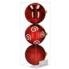 Décorations De Sapin De Noël - SPRINGOS - 3 Pcs - Incassables - 15 Cm - Rouges