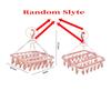 Clothes Drying Hanger with 32 Clips and Drip Foldable Hanging Rack