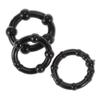 Cock Penis Ring Bead Penis Ring Male Delay Ejaculation Lasting Silicone Erection Ring Sex Toys For Men Adults 3 Pcs/Set