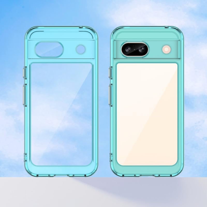 

Careflection Premium Hybrid Bumper Camera Protection Case For Google Pixel 8A Sea Blue 0 синий