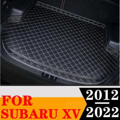 Sinjayer Car Trunk Mat Waterproof AUTO Tail Boot Carpets High Side Cargo Cover Pad Liner Fit For SUBARU XV 2012 2013