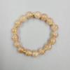 Summer Beach Jewelry Dainty Layering Choker Chunky Gemstone Genuine Aquamarine Beaded Necklace with Gold Toggle Clasp