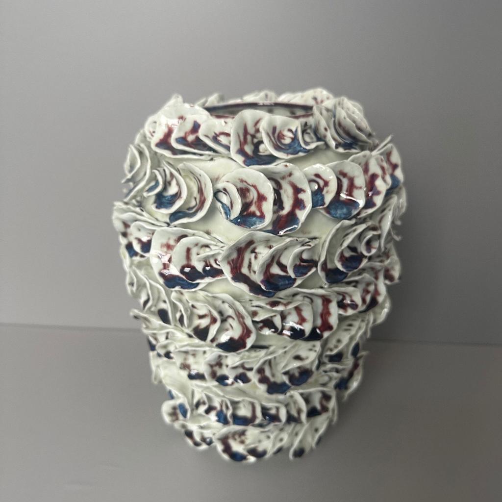 Керамічна Ваза Неправильно Складена Пелюстка Орхідея Метелик Ручна Робота Керамічна Пляшка Ваза для Квітів Аксесуари для Домашнього Декору