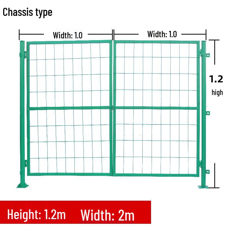 Anti-Theft Mesh Iron Door for Orchard and Courtyard Fence