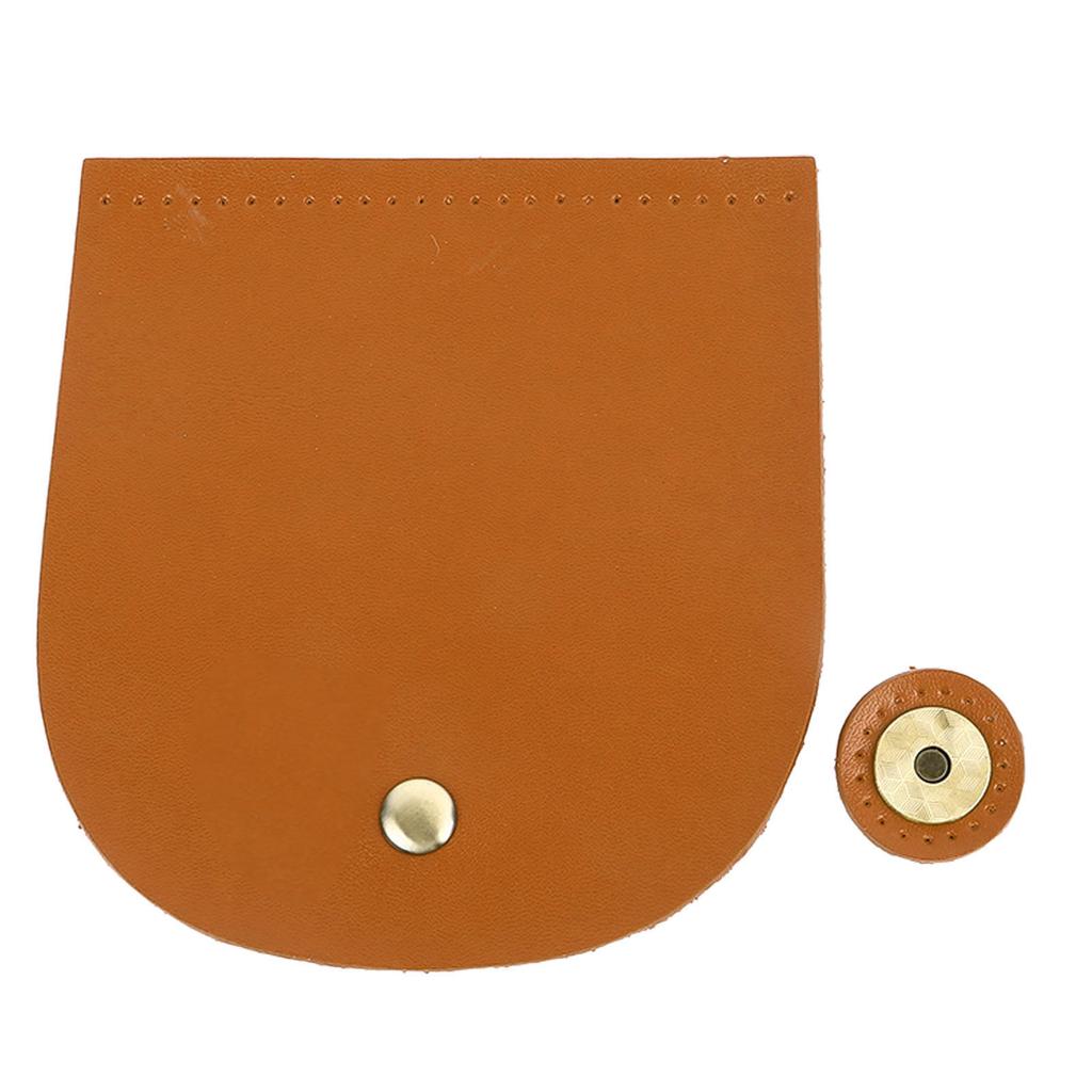 Shoulder Bag Flap Cover Microfiber Leather DIY Hand Sewn Magnetic Snap Flap Cover Replacement for