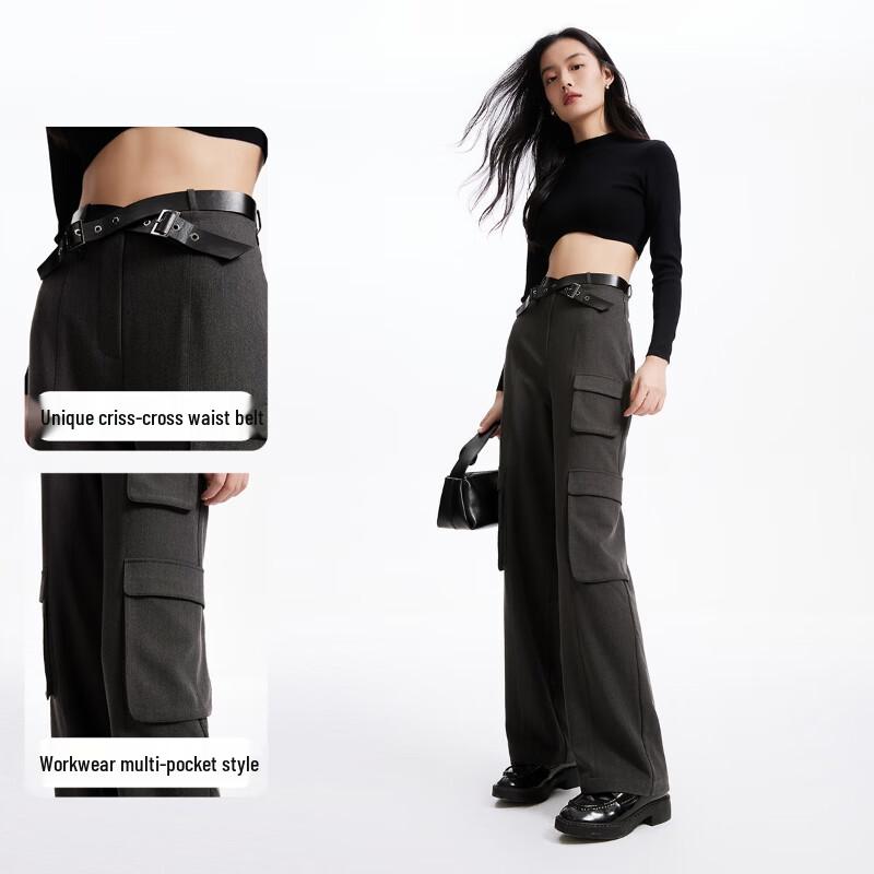 VEROMODA Women's Street Style Utility Cargo Pants