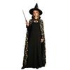 Gold Stamped Pumpkin Halloween Cape for Kids & Adults