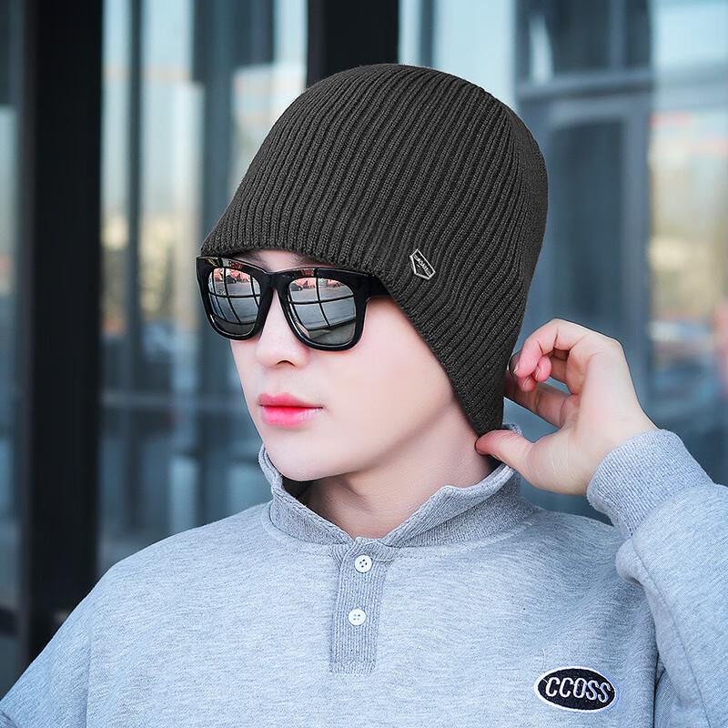 

ZHENYUEQI Winter Fleece-Lined Knitted Hat One Size