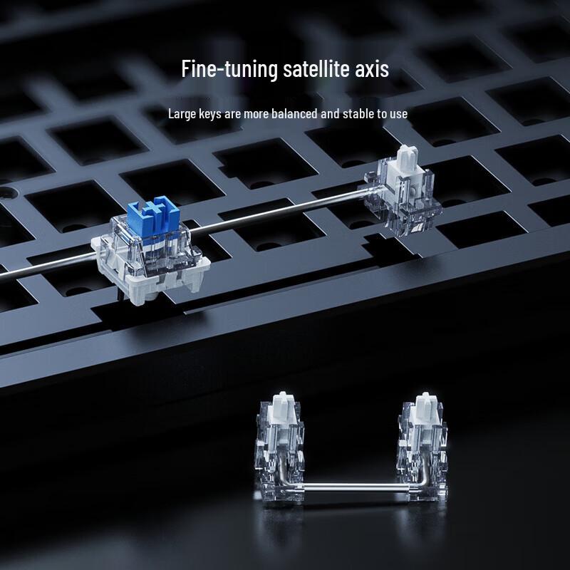 Lenovo GK10 Aurora 98-Key Tri-Mode RGB Hot-Swappable Mechanical Gaming Keyboard