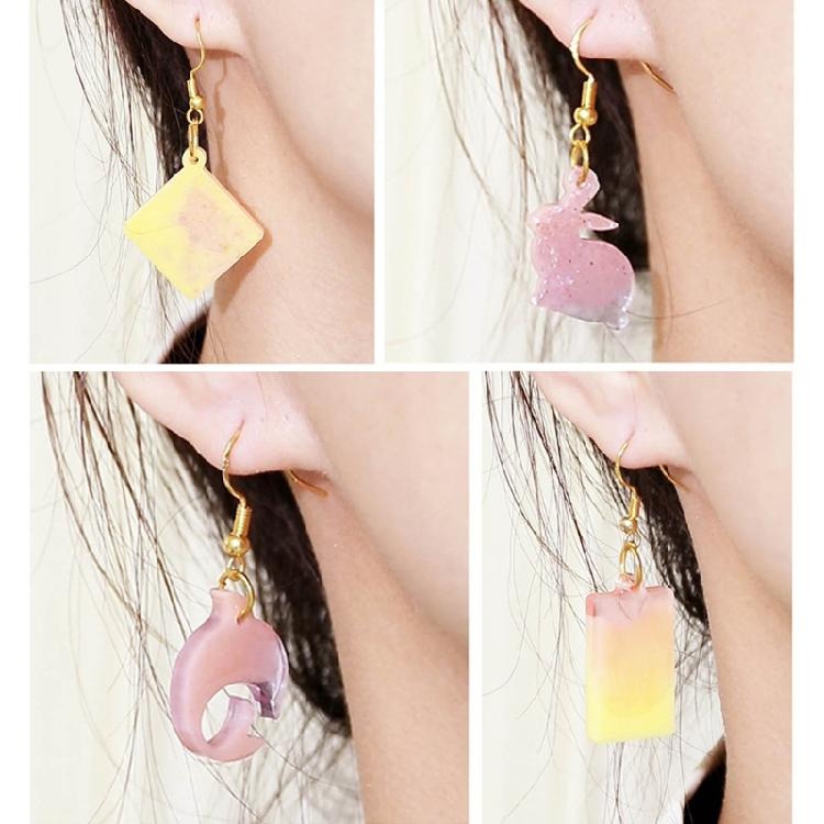 Silicone Mold Kit for Artistic Earrings Ear Pendant Silicone Molds Epoxy Mould