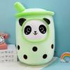 22-70cm Giant Size Bubble Tea Plushies Squishy Milk Tea Boba Pillow Peluche Ice Cream Fruits Juice Drink Bottle Prop Decor Gift