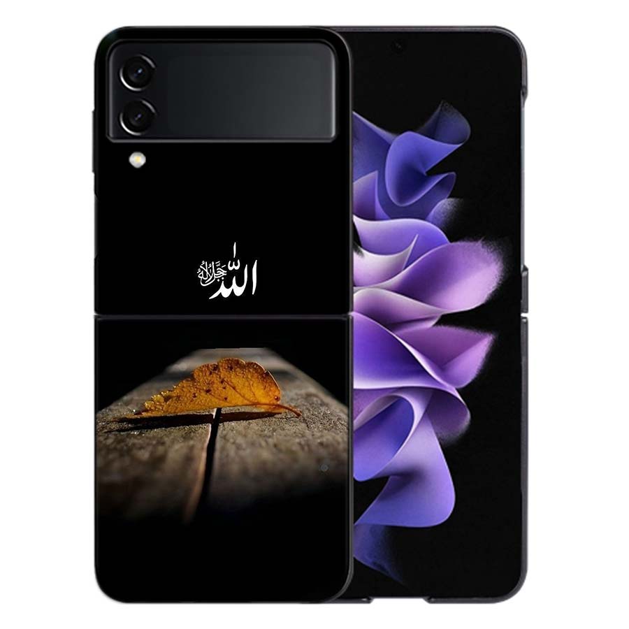 Trendy Simple God Coque For Samsung Z Flip7 6 Galaxy Case Shockproof Z Flip5 Z Flip3 4 5G Hard Cover Phone TPU PC Hard Funda