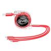 3 In 1 Fast Charger USB Data Cable Car Interior Accessory For BYD Atto 3 Yuan Plus Han Tang EV F3 E6 Dmi Song F0 Qin Pro G3 I3 E