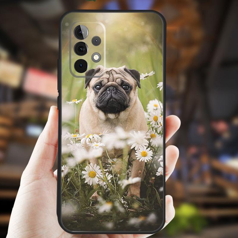 

Pug Dog French Bulldog Case For Samsung Galaxy A15 A35 A55 A53 A33 A13 A36 A56 A26 A16 A22 A32 A52 A54 A34 A05 A06 Samsung A54 5G