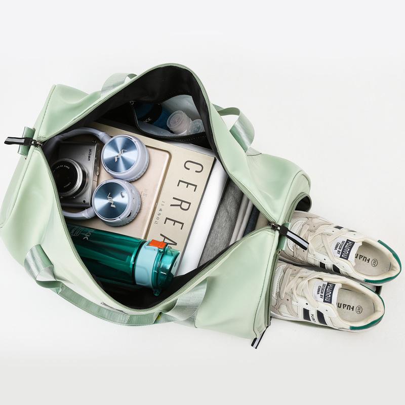 Travel bag dry and wet separation sports fitness bag new yoga training bag nylon large capacity short trip bag