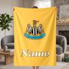 Newcastle Unite Custom Flannel Blankets Soft Warm Cozy Throws for Home Decor Holiday Gifts